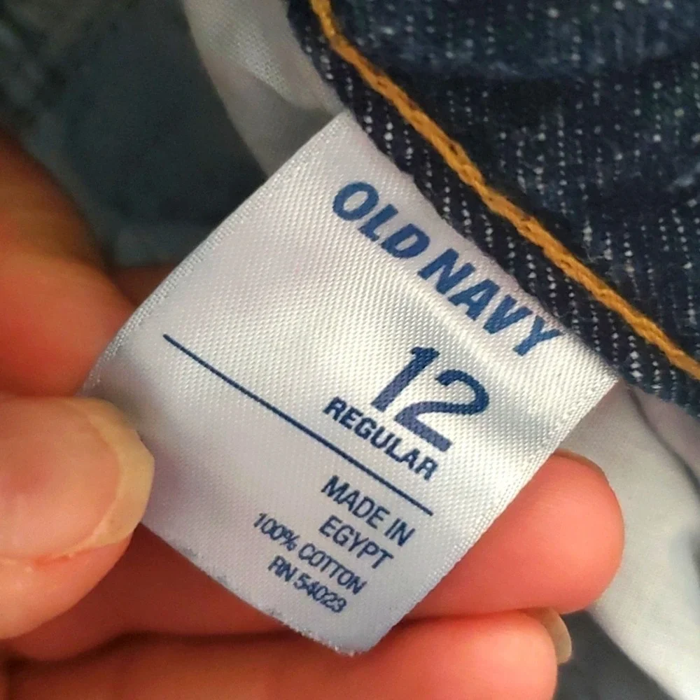 Old Navy Boys Skinny Dark Wash Jeans Size 12R‎